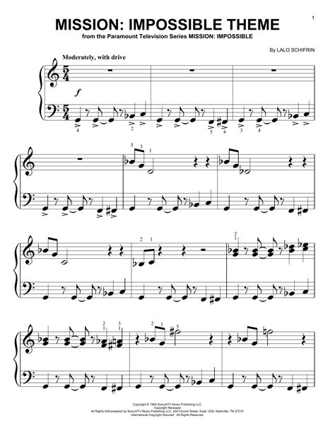 Mission Impossible Theme Song Piano .